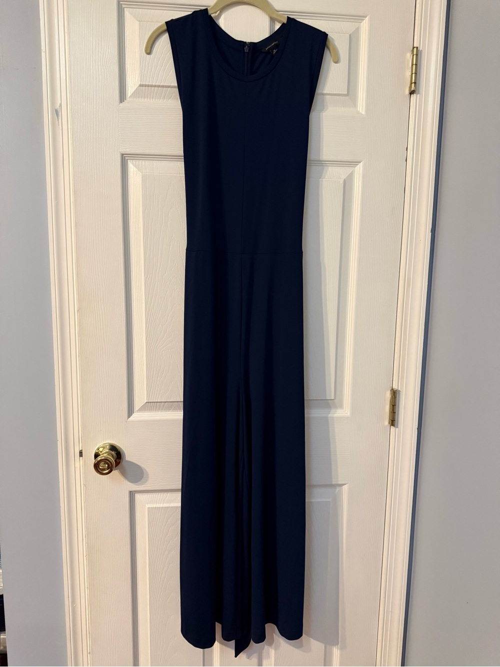 Banana Republic Navy Sleeveless Jumpsuit